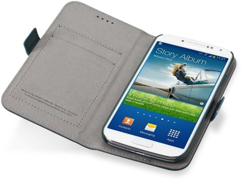 Samsung Galaxy S4 Folio için GGMM Deri Kılıf-S4 Yeşil SX02301