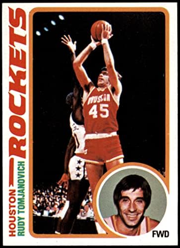 1978 Topps 58 Rudy Tomjanovich Houston Roketleri (Basketbol Kartı) NM Roketleri Michigan