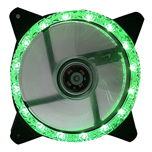1 ADET Kasa Fanı PC Soğutma Fanı LED Sessiz kasa fanı Vidalı Tek Diyafram Bilgisayar Kasaları ve Soğuk sıralı radyatörler