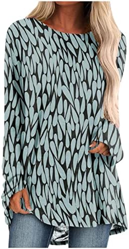 Bluz T Shirt Bayan Sonbahar Yaz Uzun Kollu Giyim Pamuk Ekip Boyun Grafik Salonu Bluz R5 R5