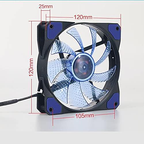 WXBDD 120mm pc bilgisayar 16dB Sessiz 15 LED veya 33led Kasa Fanı Soğutucu Soğutucu Soğutma pc Fan 12 CM Fan 12 V