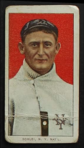 1909 T206 POR Amiral Schlei New York Giants (Beyzbol Kartı) (Portre) FUAR Devleri