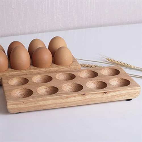 GULRUH Yumurta kabı, Ahşap Yumurta saklama kutusu Kırılmaz Koruma Günlüğü Yumurta Tepsisi mutfak düzenleyici Aksesuarları