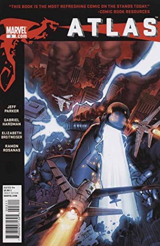 Atlas (Marvel) 3 VF / NM; Marvel çizgi romanı / Atlas'ın Ajanları
