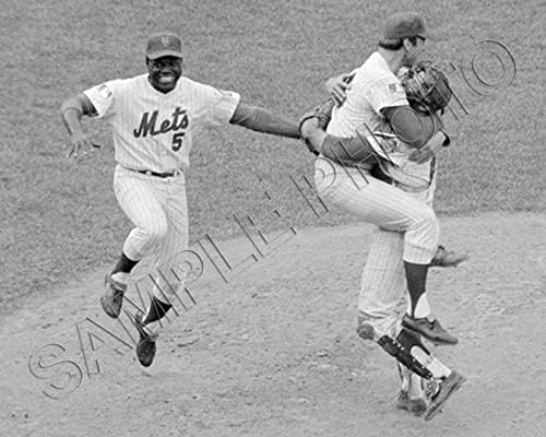 SPORFOTOĞRAFLARABD Jerry Koosman Jerry Grote 1969 New York Mets Dünya Serisi 8x10 fotoğraf