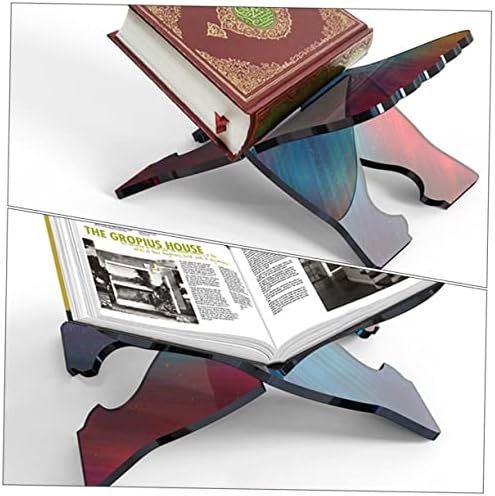 Homoyoyo Kitaplık Kalıp Kitaplık Masası Reçine Tepsi 3D Kitap Silikon Bookend Kalıpları Kitap Okuma Standı Kitap Okuma