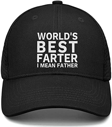En iyi Baba Hiç Şapka Baba Komik beyzbol şapkası şoför şapkası Erkekler için, Kızı Oğlu