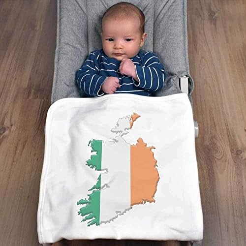 Azeeda 'İrlanda Ülkesi' Pamuklu Bebek Battaniyesi / Şal (BY00027207)