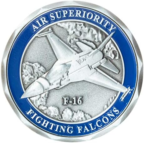 Amerika Birleşik Devletleri Hava Kuvvetleri F-16 Fighting Falcon Uçak Mücadelesi Coin