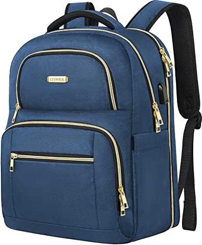 Seyahat Laptop sırt çantası, USB şarj portu ile iş Anti hırsızlık TSA dostu dizüstü sırt Çantası, Dayanıklı Suya Dayanıklı