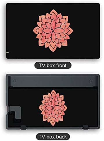 Lotus Çiçeği İllüstrasyon Japon Doğu Asya Çiçeği Meditasyon Sanat Cilt koruyucu film Sticker Oyun Koruyucu Tam Wrap