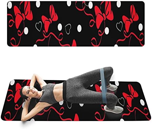YFBHWYF Yoga Matı-Premium 2mm Kalınlığında Yoga ve fitness matı, Yastık, Destek ve Stabilite için Nihai Yoğunluk,