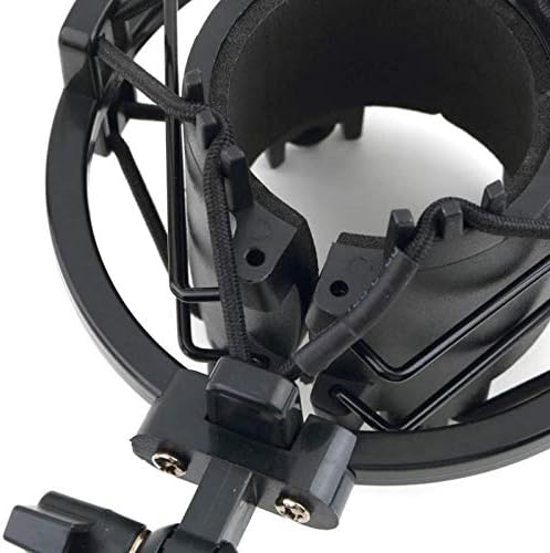 LMMDDP Evrensel 3KG Katlanılabilir Yük Mic Mikrofon Şok Dağı Klip Tutucu Standı Radyo Stüdyo Ses Kayıt Braketi Siyah