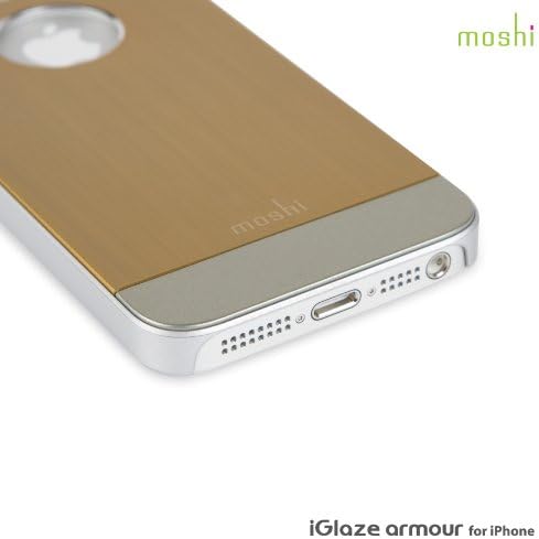 Iphone 5/5S için Moshi ıGlaze Zırh Premium Alüminyum Kasa (Bronz)