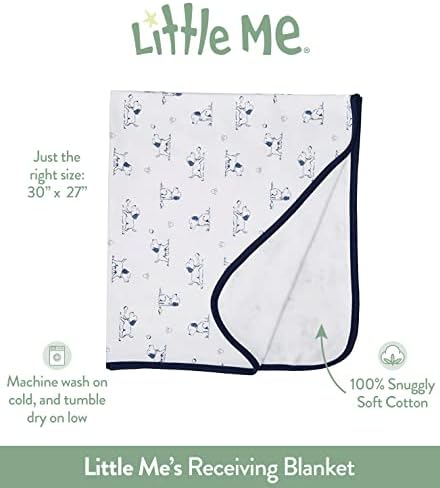 Küçük Ben Bebeğim-Kızlar Yenidoğan Petite Battaniye Boyunca Gül Etiketi