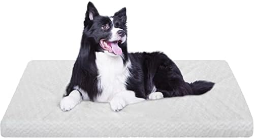 Jumbo Köpekler için EMPSİGN Köpek Yatağı Sandık Pedi, Lüks Kabarık Peluş Makinede Yıkanabilir Köpek Matı, Çıkarılabilir