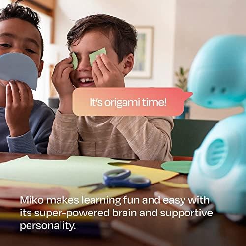 Miko 3: Çocuklar için AI Destekli Akıllı Robot / STEM Öğrenme ve Eğitim Robotu / Kodlama uygulamaları ile Etkileşimli