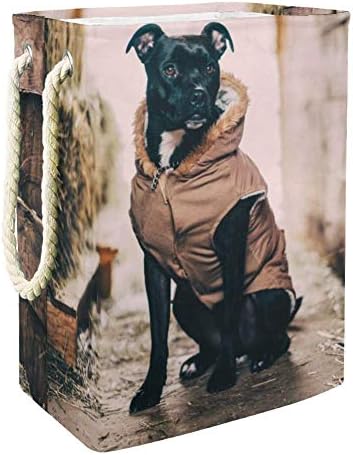 Unicey Siyah Köpek Çamaşır Sepeti Katlanabilir Sepet saklama kutusu Bebek Sepeti