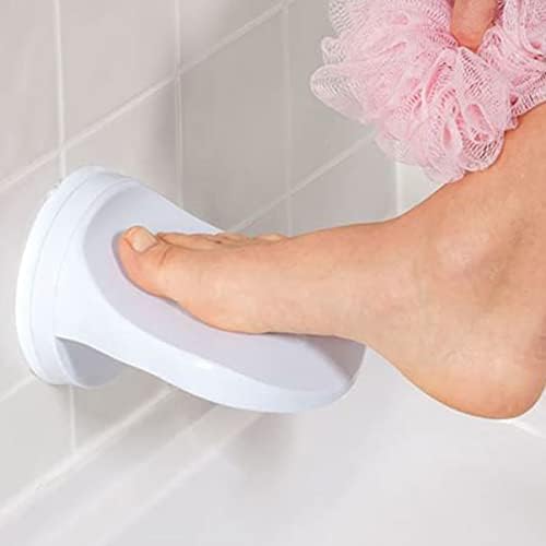 Cabilock Ayak Desteği Destek Ücretsiz Raf Banyo Plastik Aksesuarlar Duvar Ayakları Tutucu Dinlenme Yardımı Emek Tıraş
