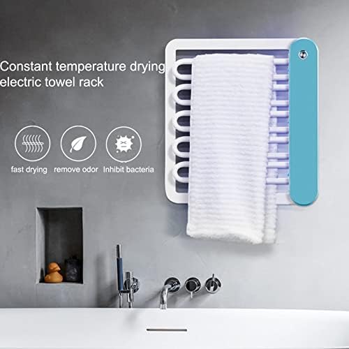 Akıllı Punch-Ücretsiz elektrikli ısıtma havlu askısı ev banyo havlu kurutma banyo havlusu raf