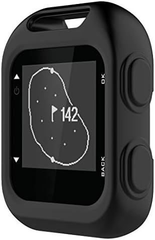 Garmin yaklaşım G10 Golf GPS Smartwatch için MOTONG silikon koruyucu kılıf kapak kabuk (Silikon siyah)