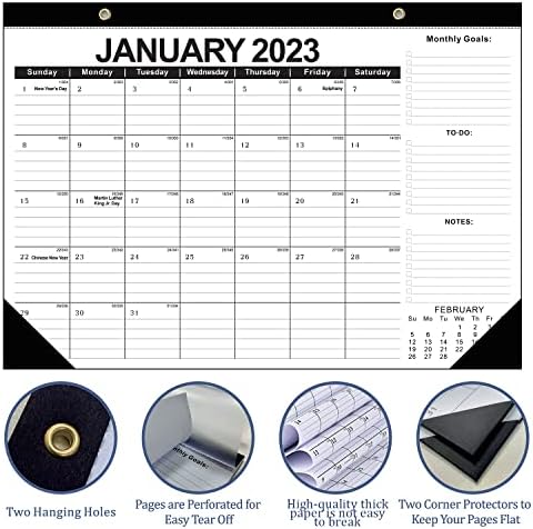 Kyweel 2023-2024 Masa Takvimi, 18 Aylık Masa Takvimi / Duvar Takvimi Kombinasyonu, 17 x 12, Ocak 2023-Haziran 2024,