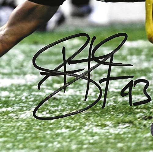 Pittsburgh Steelers Troy Polamalu Eylem Otantik İmza 8x10 Fotoğraf Resim