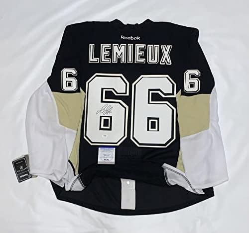 Mario Lemieux Signed Adidas Pittsburgh Penguins 1991 Stanley Cup Jersey Psa  Coa