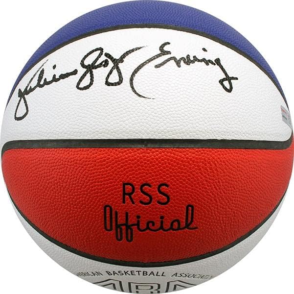 Julius Erving İmzalı ABA Basketbol Yazılı Dr J - İmzalı Basketbol Topları