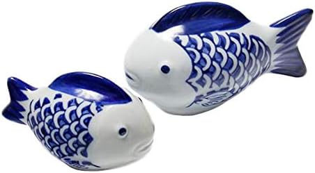 Sevimli Balık Çay Pet Seramik Çin Mavi ve Beyaz Porselen El Yapımı Yüzen Teapet Ev Ofis Gongfu Teatray Aksesuarları