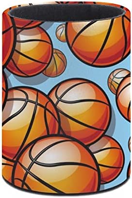 Basketbol Topu Yuvarlak PU deri kalemlik masa düzenleyici Saklama Kabı Kalem Konteyner Fırça Makas Kutusu