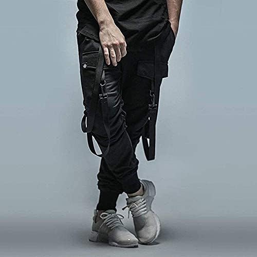 XYXIONGMAO Kargo Hip Hop Pantolon Streetwear 2021 Siyah Joggers Erkekler için Taktik Gotik Japon Sokak Stili Pantolon